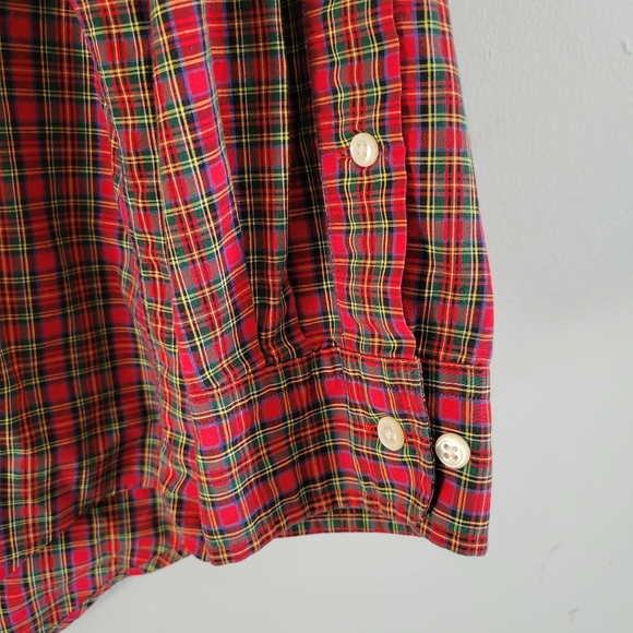 Ralph Lauren Yarmouth Plaid Button Down Shirt 16.5  34/35 - Picture 8 of 10